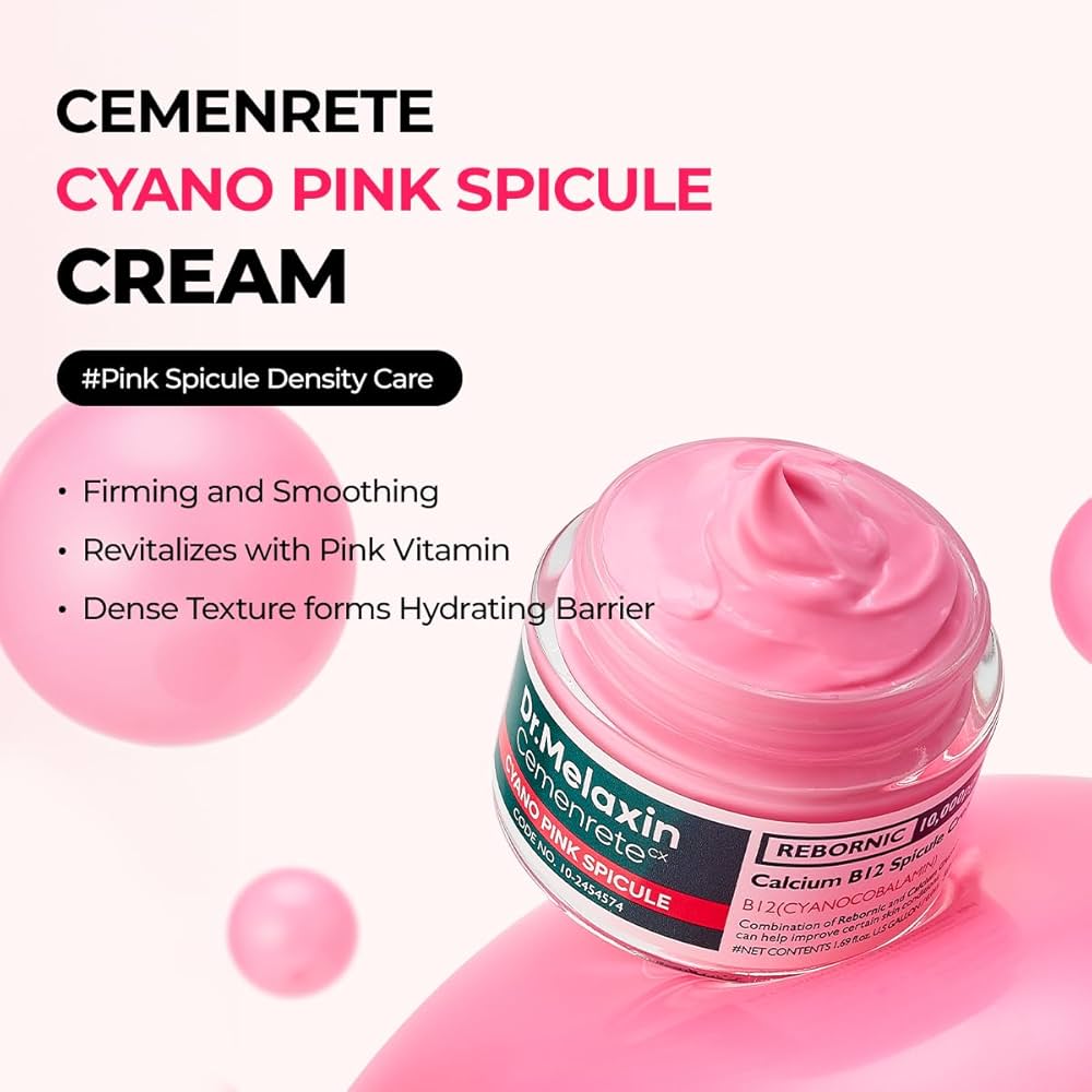 Dr. Melaxin Cemenrete Cyano Pink Spicule Cream 50ml - Al Himyan Perfumes | عطور هميان | Oud & Luxury Fragrances - Dr. Melaxin