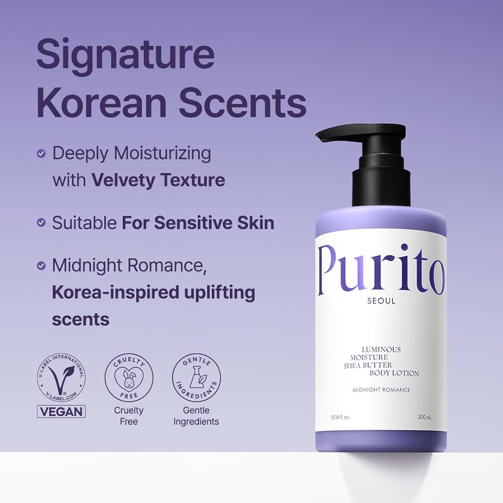 Purito Seoul Luminous Moisture Shea Butter Body Lotion 300ml - Al Himyan Perfumes | عطور هميان | Oud & Luxury Fragrances - Purito Seoul