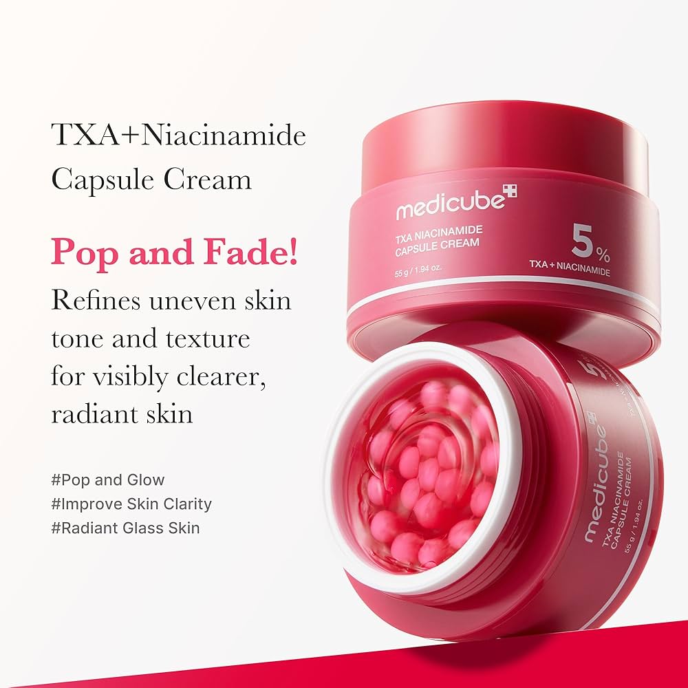 MEDICUBE TXA NIACINAMIDE CAPSULE FACE CREAM 55G - Al Himyan Perfumes | عطور هميان | Oud & Luxury Fragrances - Medicube