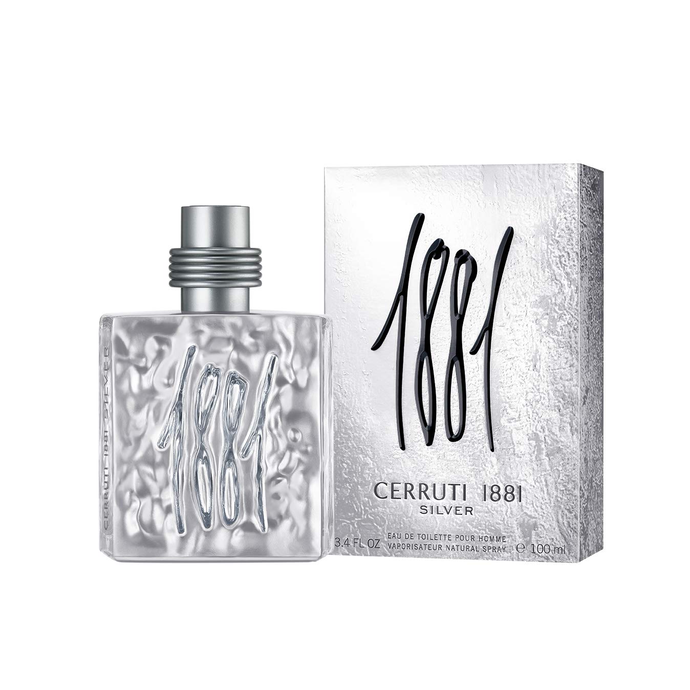 CERRUTI 1881 SILVER FOR MEN EDT 100ML - Al Himyan Perfumes | عطور هميان | Oud & Luxury Fragrances - CERRUTI 1881