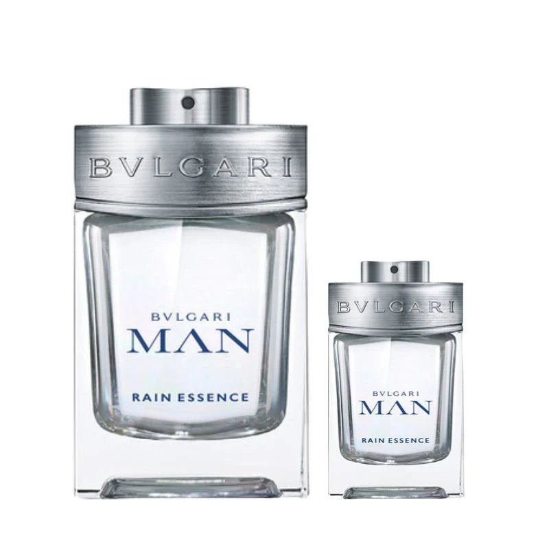 BVLGARI MAN RAIN ESSENCE SET FOR MEN EDP 100ML + EDP 15ML - Al Himyan Perfumes | عطور هميان | Oud & Luxury Fragrances - BVLGARI