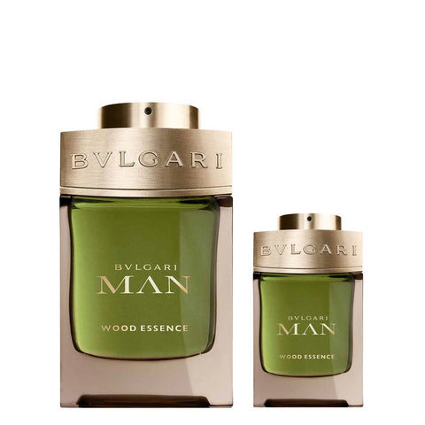 BVLGARI MAN WOOD ESSENCE FOR MEN SET EDP 100ML + EDP 15ML (SOFT BOX)
