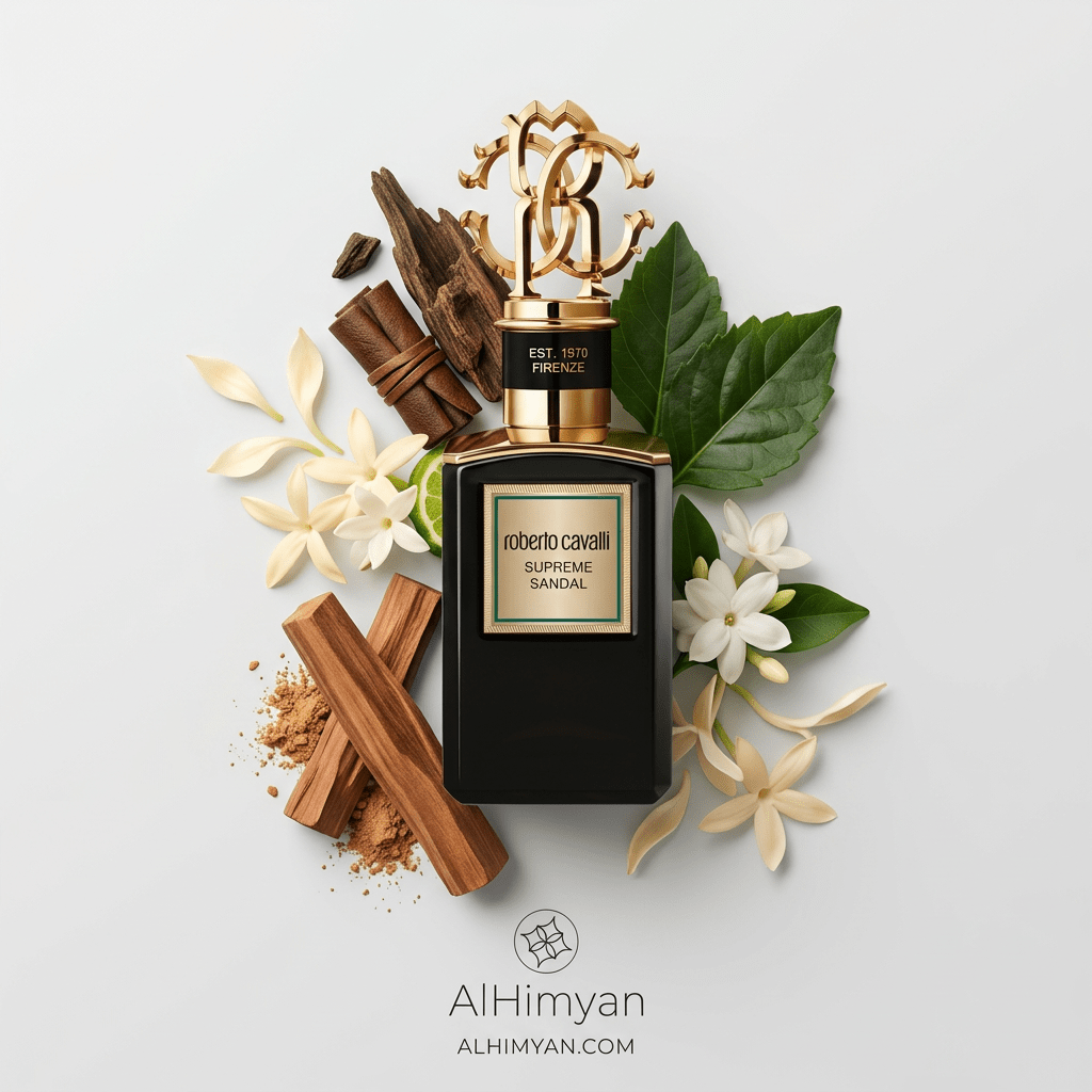 ROBERTO CAVALLI PRIVEE SUPREME SANDAL UNISEX EDP 100ML - Al Himyan Perfumes | عطور هميان | Oud & Luxury Fragrances - Roberto Cavalli