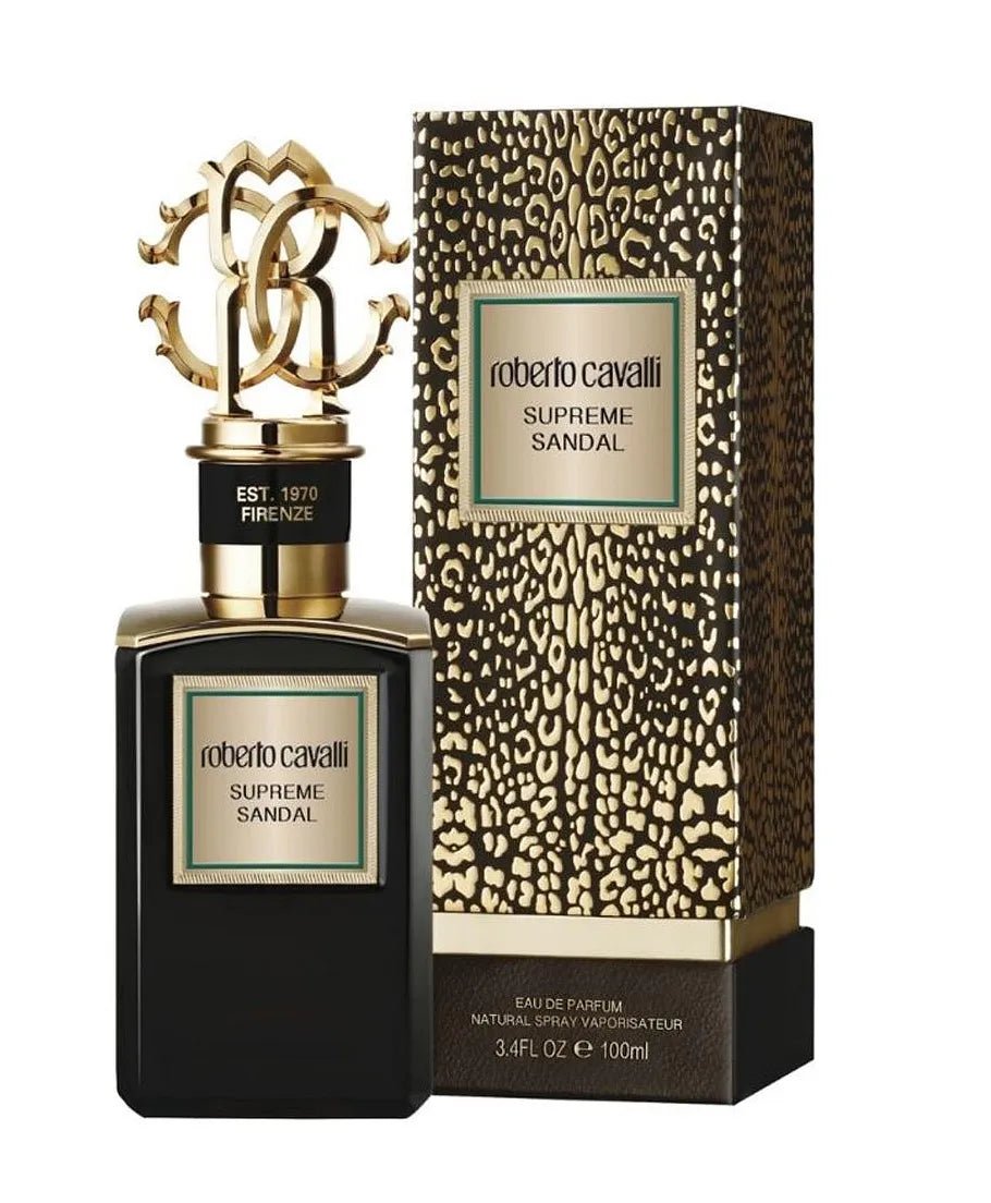 ROBERTO CAVALLI PRIVEE SUPREME SANDAL UNISEX EDP 100ML - Al Himyan Perfumes | عطور هميان | Oud & Luxury Fragrances - Roberto Cavalli
