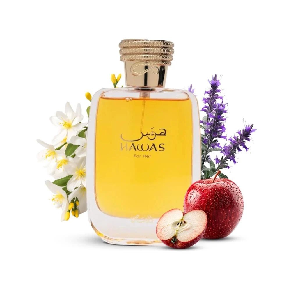 RASASI HAWAS FOR HER EDP 100ML - Al Himyan Perfumes | عطور هميان | Oud & Luxury Fragrances - Rasasi