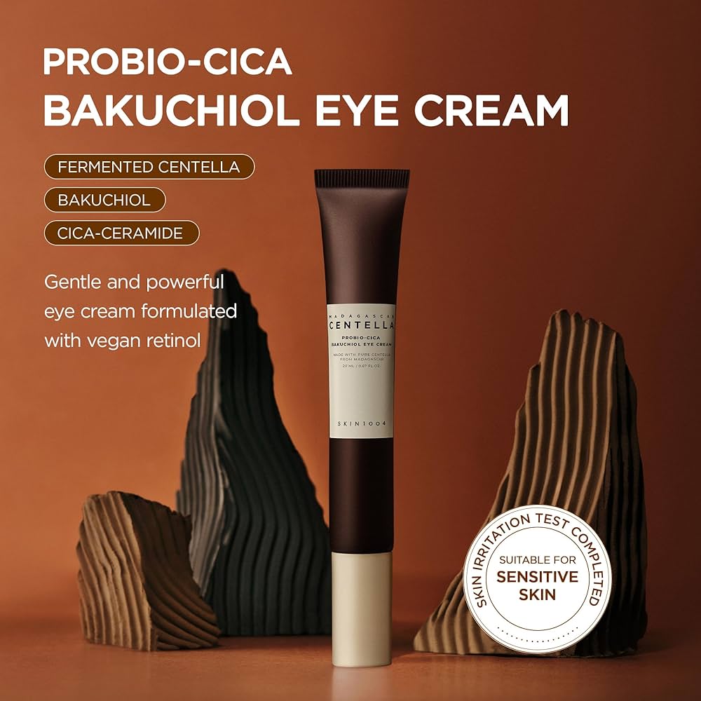 SKIN1004 MADAGASCAR CENTELLA PROBIO‑CICA BAKUCHIOL EYE CREAM 20ML - Al Himyan Perfumes | عطور هميان | Oud & Luxury Fragrances - SKIN1004