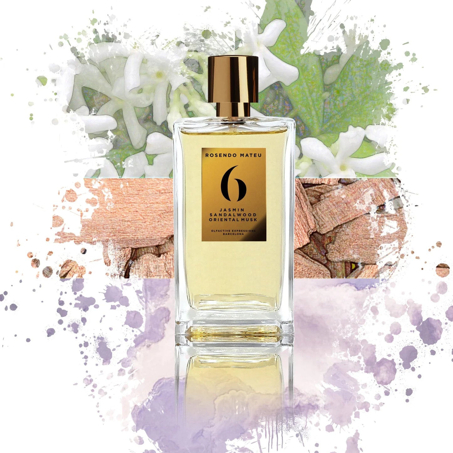 ROSENDO MATEU NO.6 JASMIN SANDALWOOD ORIENTAL MUSK UNISEX EDP 100ML Secondary image