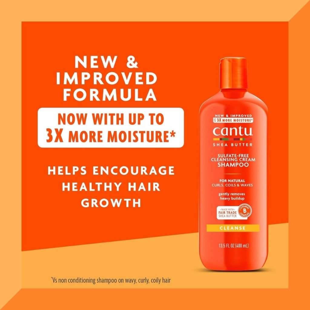 Cantu Sulfate-Free Cleansing Cream Shampoo 400ml Secondary image