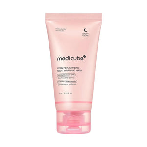 Medicube Pdrn Pink Caffeine Night Wrapping Mask 75ml bottle