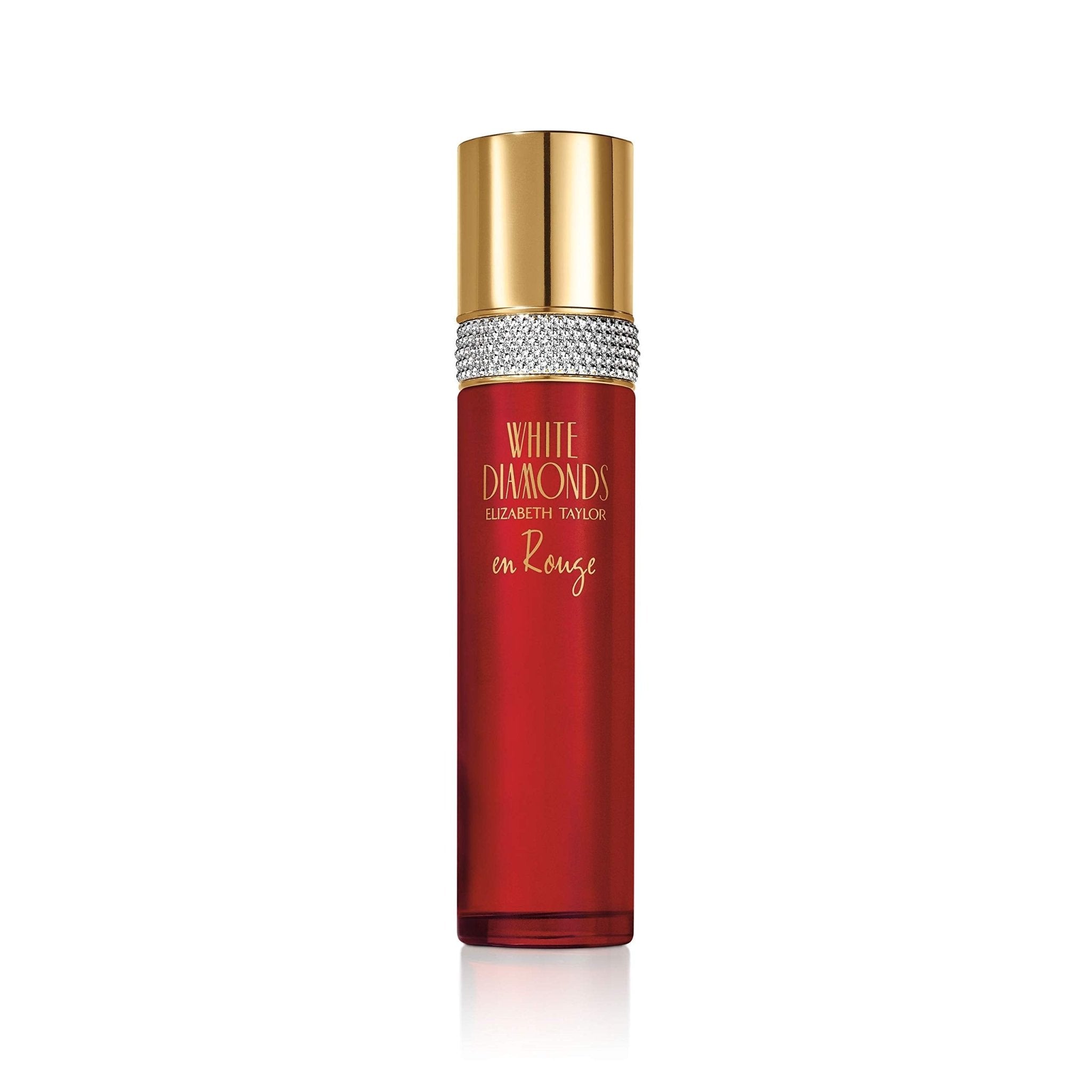ELIZABETH TAYLOR WHITE DIAMONDS EN ROUGE UNISEX EDT 100ML - Al Himyan Perfumes | عطور هميان | Oud & Luxury Fragrances - Elizabeth Taylor Main image