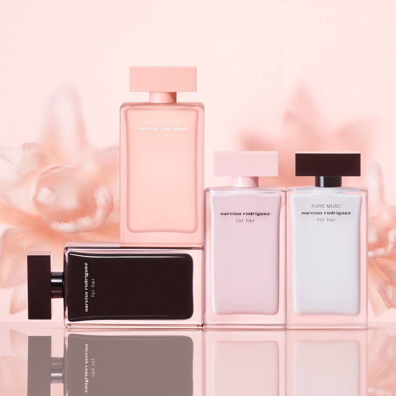 Narciso Rodriguez Mini Set 4 x 7.5ml (For Her EDT + EDP + Pure Musc + Musc Noir) - Al Himyan Perfumes | عطور هميان | Oud & Luxury Fragrances - Narciso Rodriguez