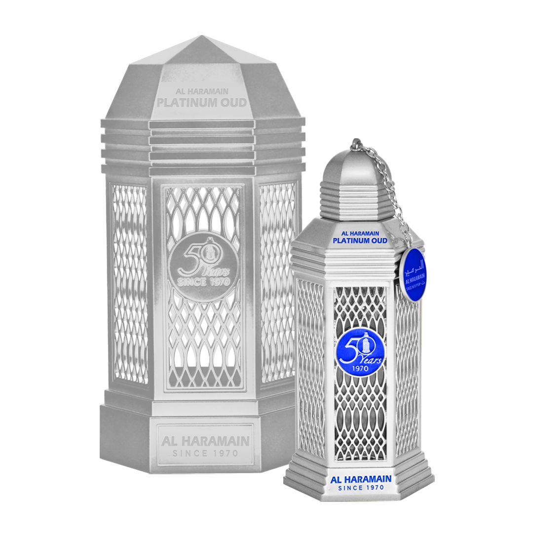 AL HARAMAIN PLATINUM OUD UNISEX EDP 100ML - Al Himyan Perfumes | عطور هميان | Oud & Luxury Fragrances - Al Haramain