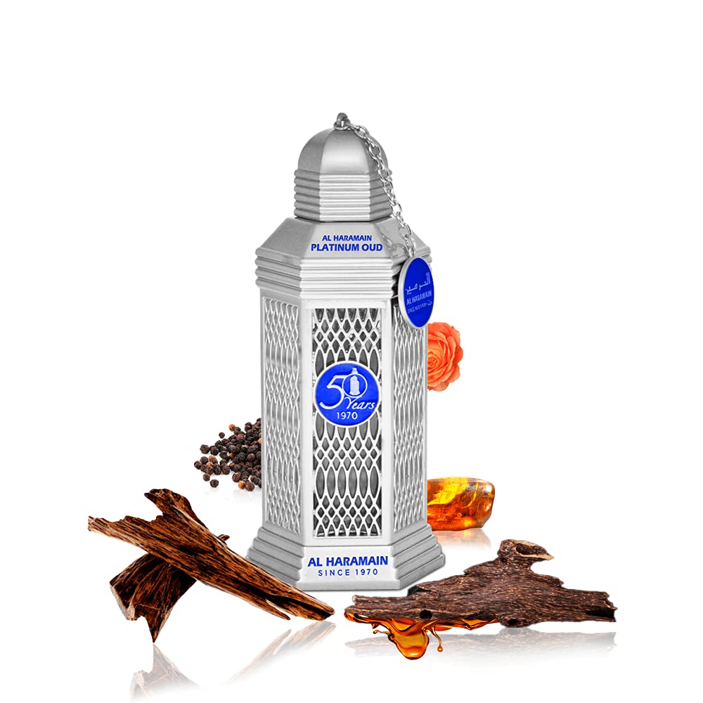 AL HARAMAIN PLATINUM OUD UNISEX EDP 100ML - Al Himyan Perfumes | عطور هميان | Oud & Luxury Fragrances - Al Haramain