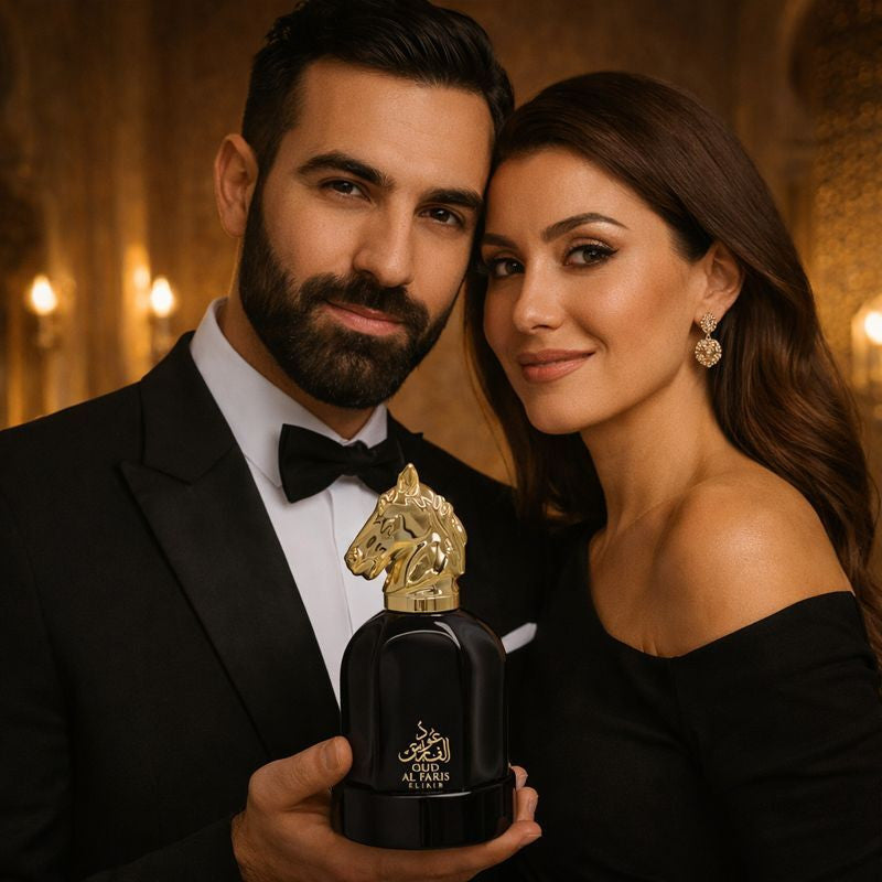 Arabiyat Oud al Faris Elixir Unisex EDP 90ml* — side view