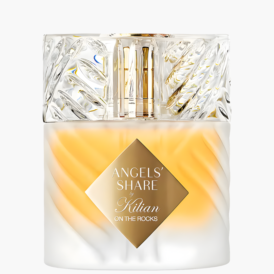 Kilian Angels Share On the Rocks Eau de Parfum for unisex - front view on a white background