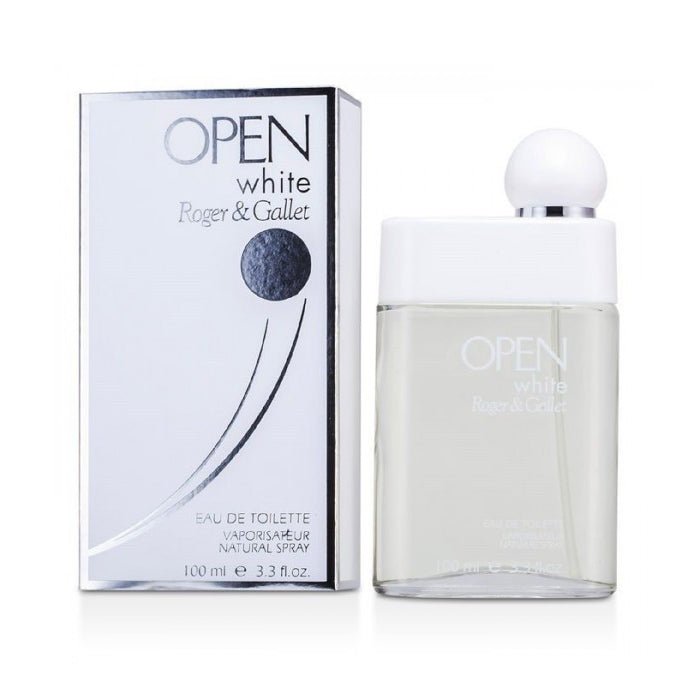 Open White Eau de Toilette for unisex - front view on a white background