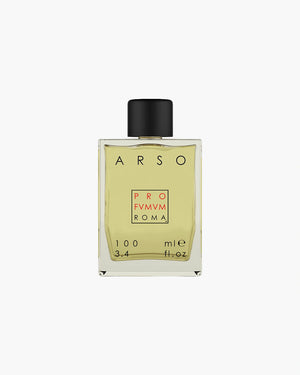 Profumum Roma Arso perfume for unisex - front view on a white background