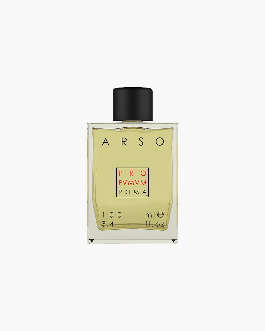 Profumum Roma Arso perfume for unisex - front view on a white background