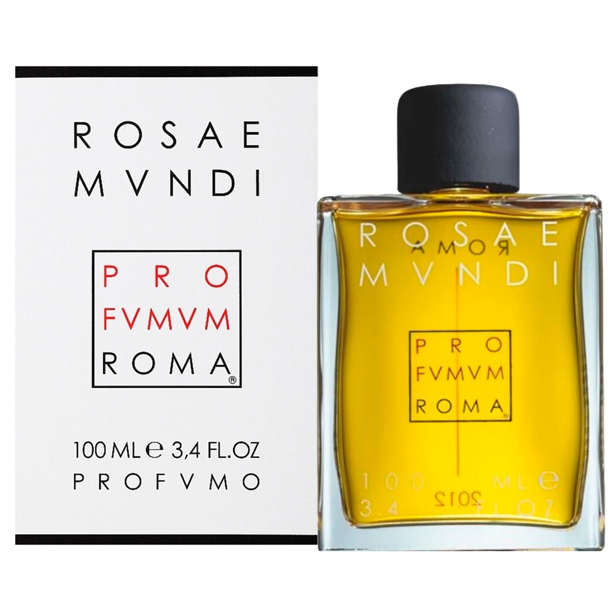Profumum Roma Rosae Mvndi perfume for unisex - front view on a white background
