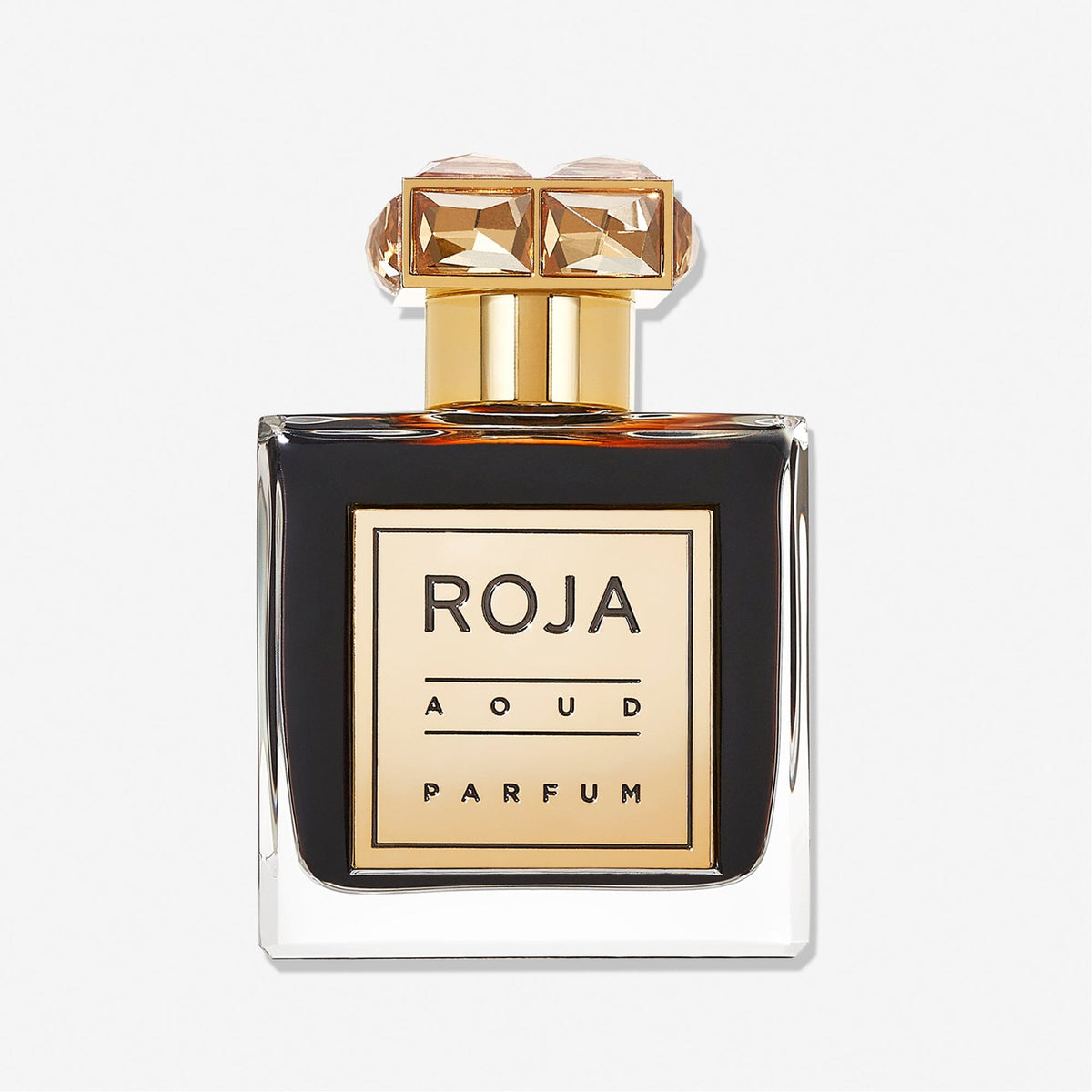 Roja Parfums Roja Aoud Extrait de Parfum for unisex - front view on a white background