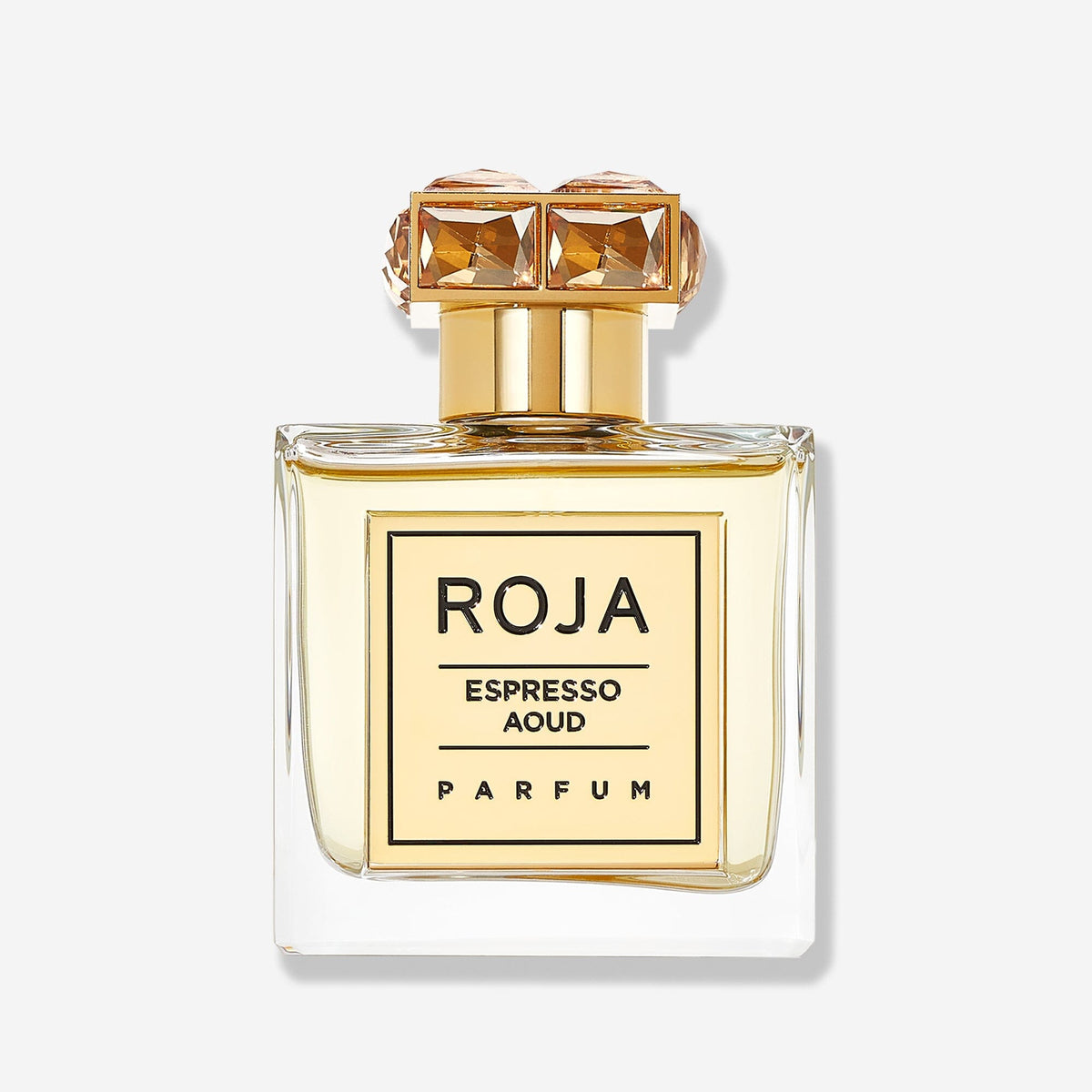 Roja Parfums Roja Espresso Aoud Extrait de Parfum for unisex - front view on a white background