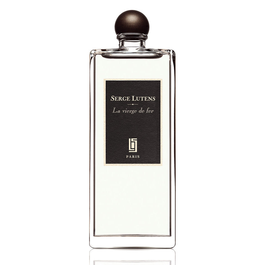 Serge Lutens La Vierge de Fer Eau de Parfum for unisex - front view on a white background