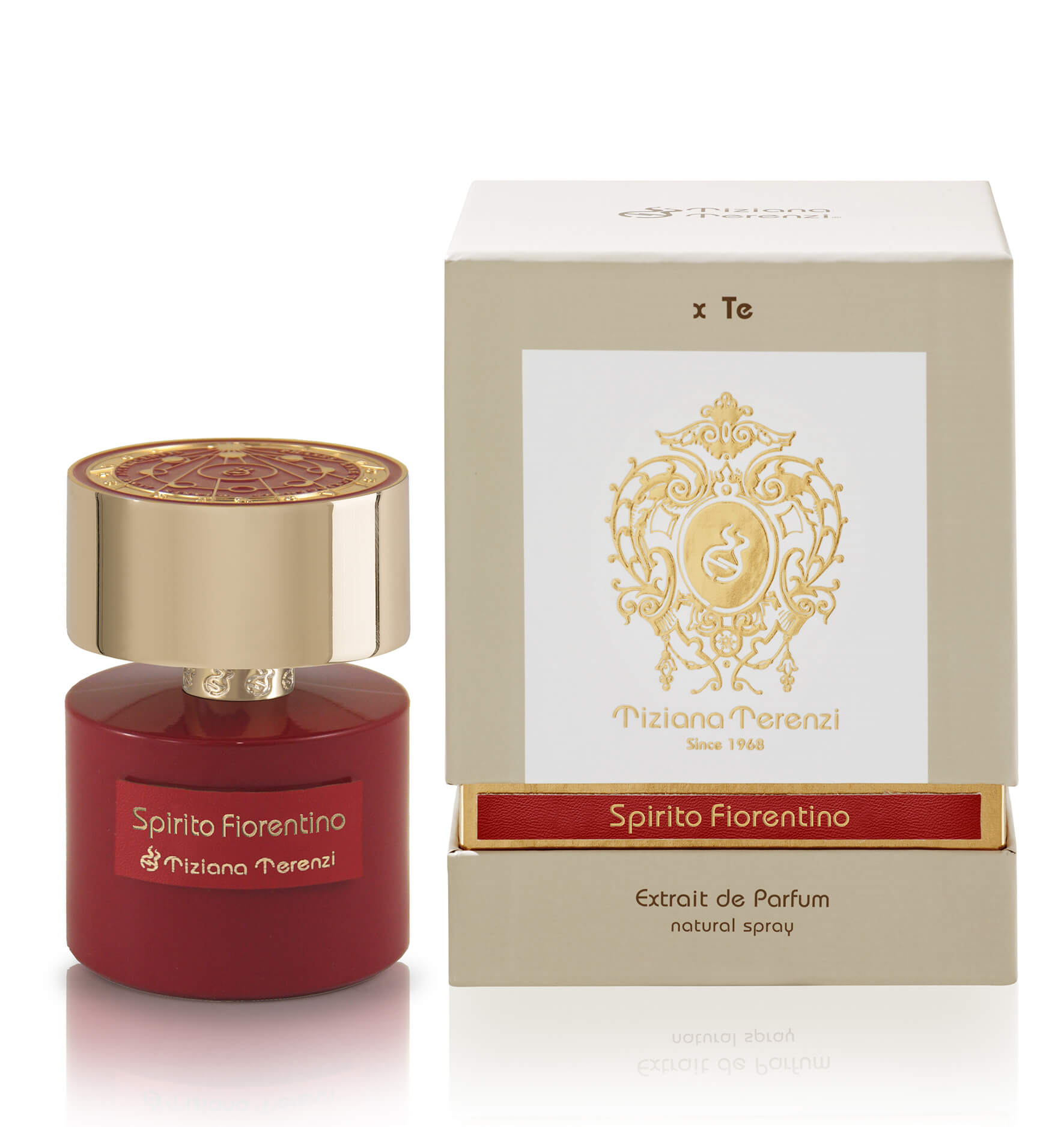 Tirenzi Spirito Fiorentino Extrait de Parfum for unisex - front view on a white background