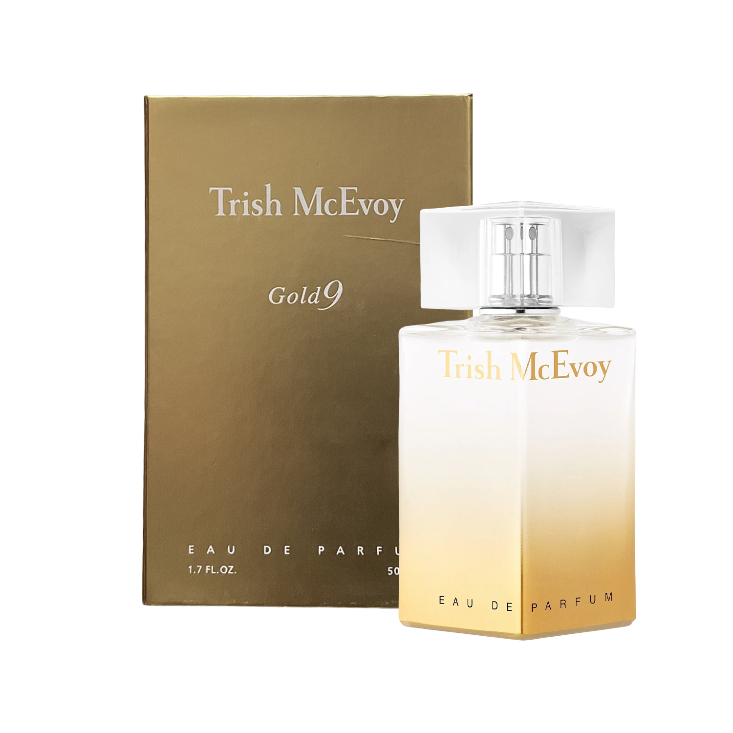 Trish Gold 9 Eau de Parfum for unisex - front view on a white background