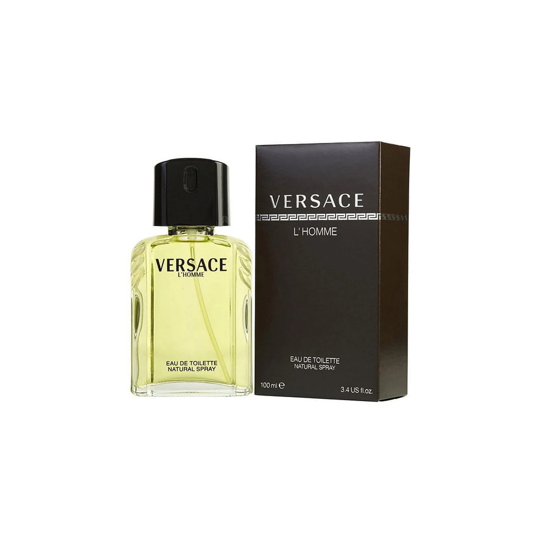 Versace Lhomme Eau de Toilette for unisex - front view on a white background