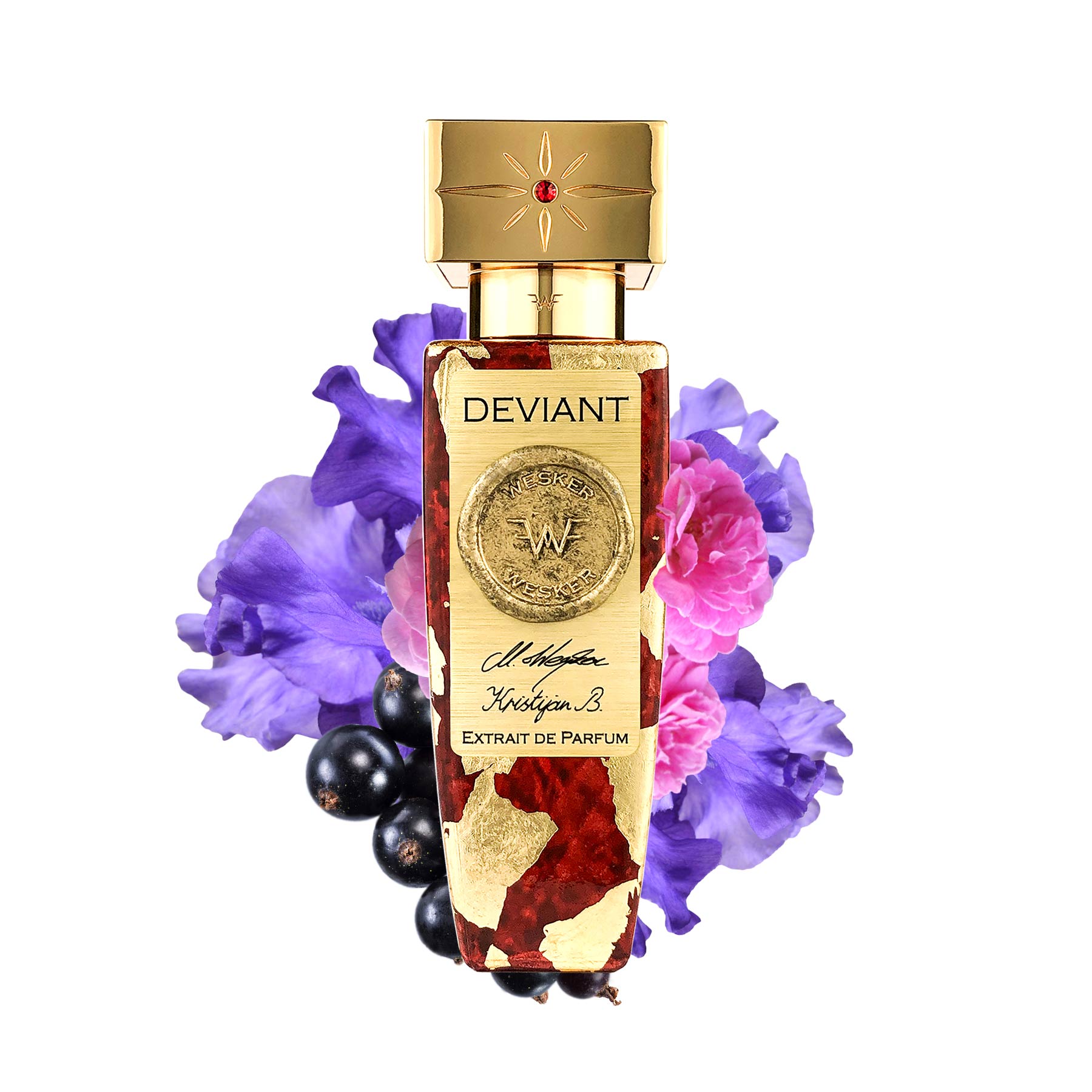 Wesker Deviant Extrait de Parfum for unisex - front view on a white background