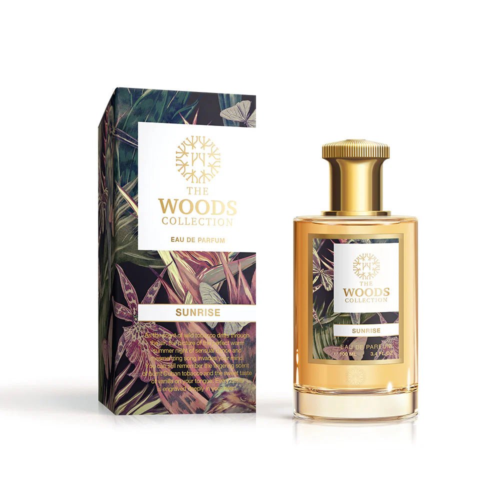 The Woods Collection Woods Sunrise Eau de Parfum for unisex - front view on a white background