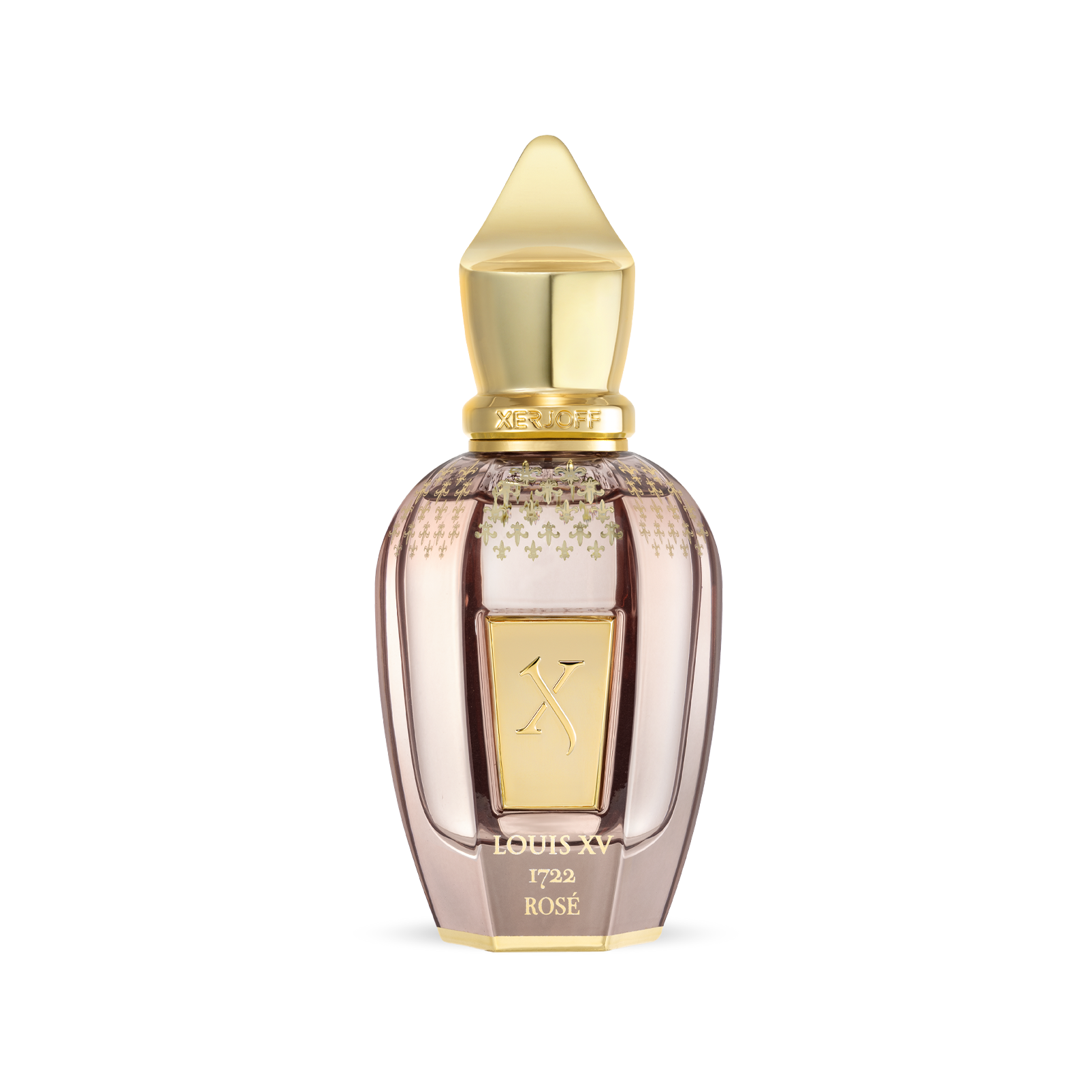 Xerjoff Louis Xv Rose Extrait de Parfum for unisex - front view on a white background