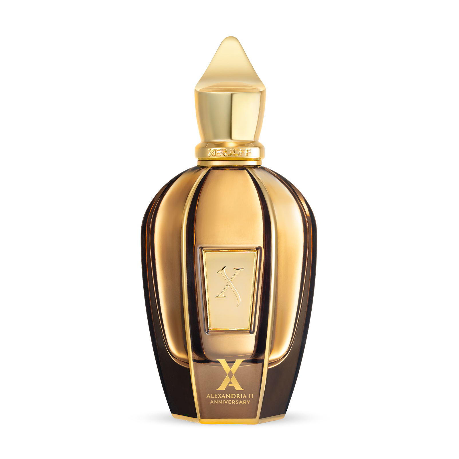 Xerjoff Alexandria II Anniversary Extrait de Parfum for unisex - front view on a white background