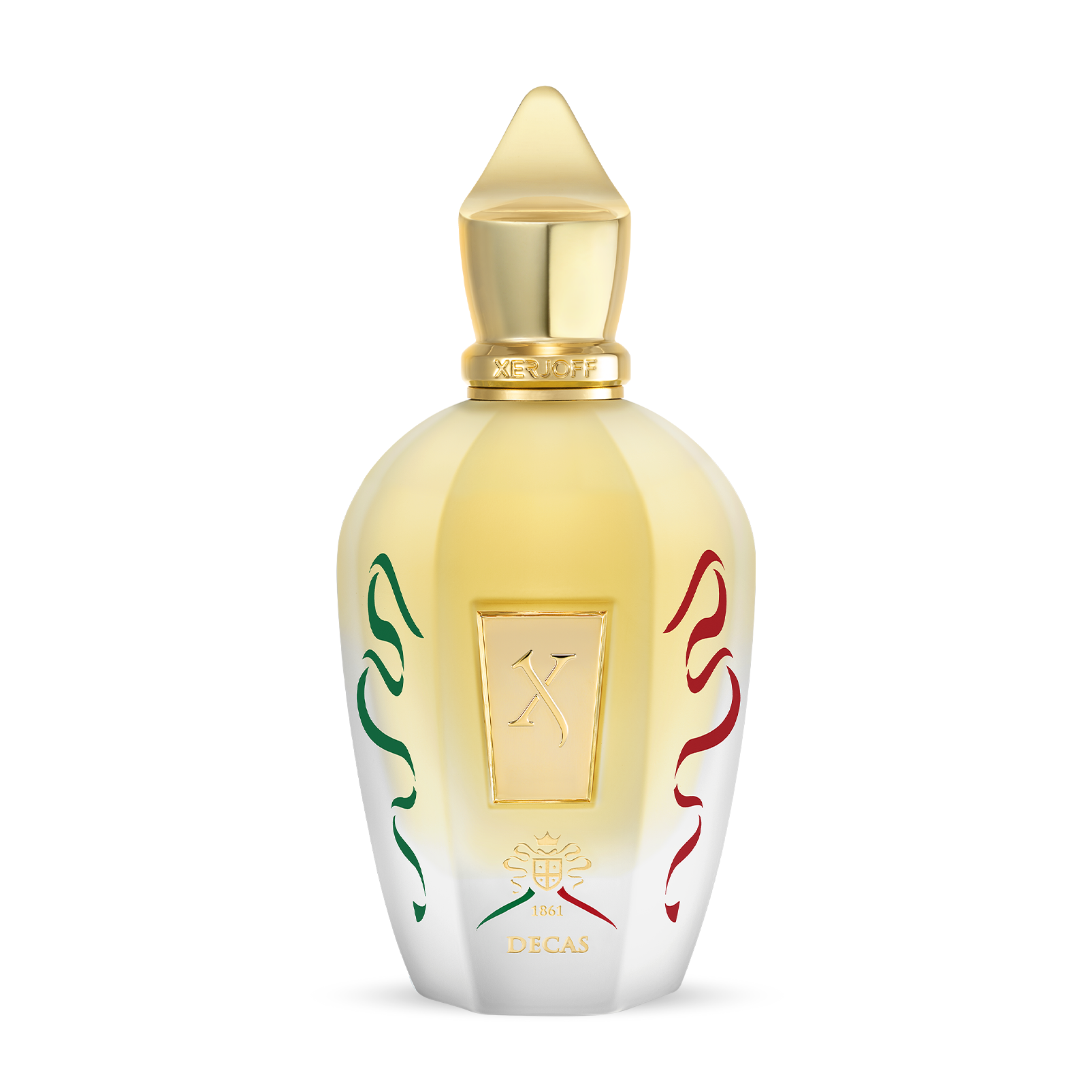 Xerjoff Decas Eau de Parfum for unisex - front view on a white background