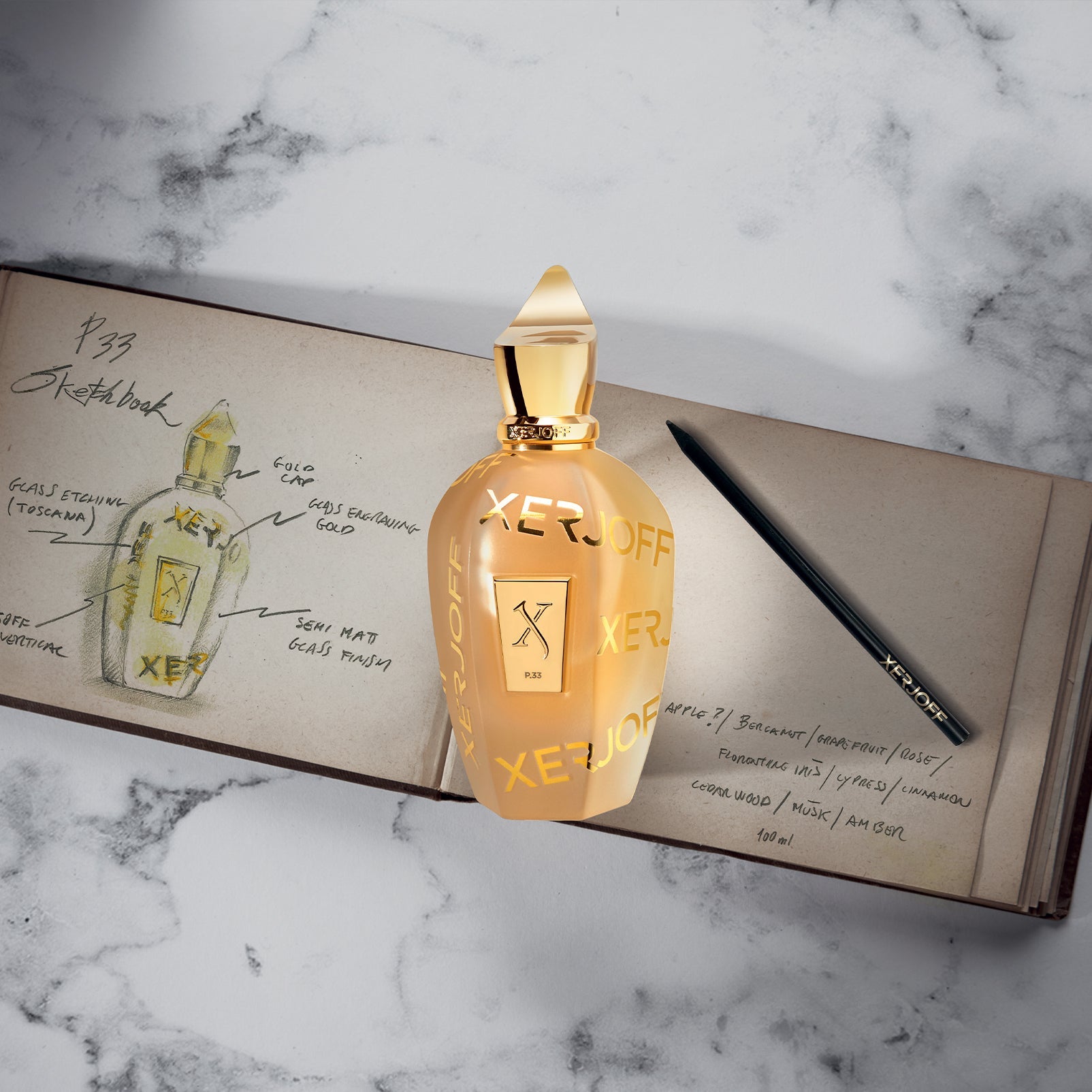 Xerjoff Sketcbook P 33 Extrait de Parfum for unisex - alternate product view 2