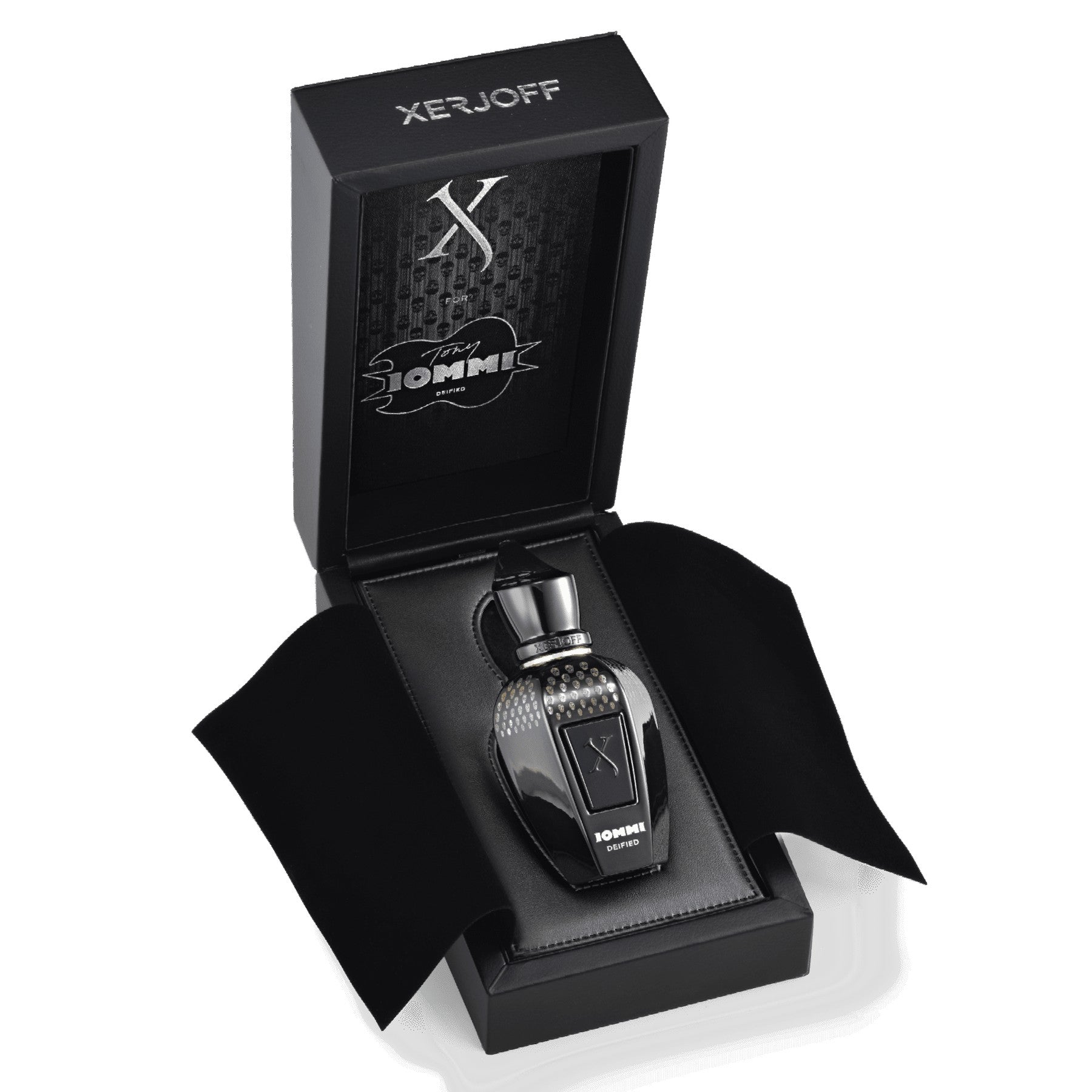 Xerjoff Tony Iommi Defied Extrait de Parfum for unisex - front view on a white background