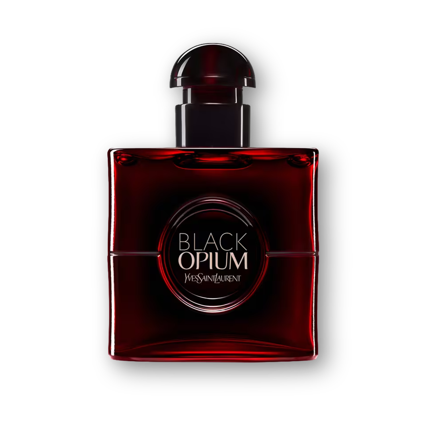 Yves Saint Laurent Black Opium Over Red Eau de Parfum for unisex - front view on a white background