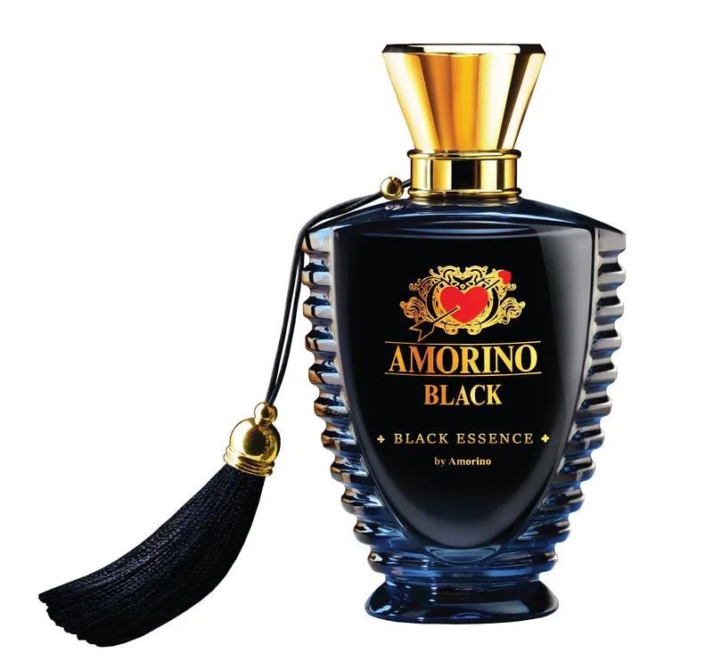 AMORINO BLACK ESSENCE UNISEX EDP 100ML - Al Himyan Perfumes | عطور هميان | Oud & Luxury Fragrances - AMORINO Main image
