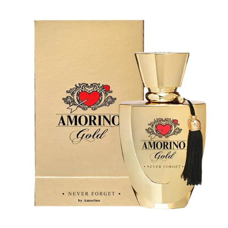 AMORINO GOLD NEVER FORGET UNISEX EDP 50ML - Al Himyan Perfumes | عطور هميان | Oud & Luxury Fragrances - AMORINO