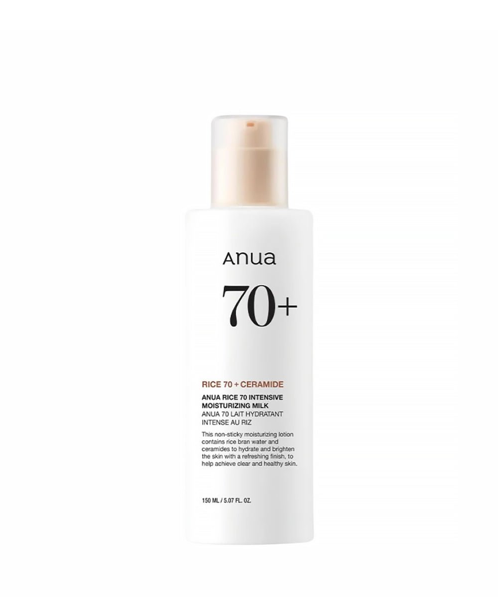 ANUA RICE 70+ CERAMIDE INTENSIVE MOISTURIZING MILK 150ML - Al Himyan Perfumes | عطور هميان | Oud & Luxury Fragrances - ANUA الصورة الرئيسية