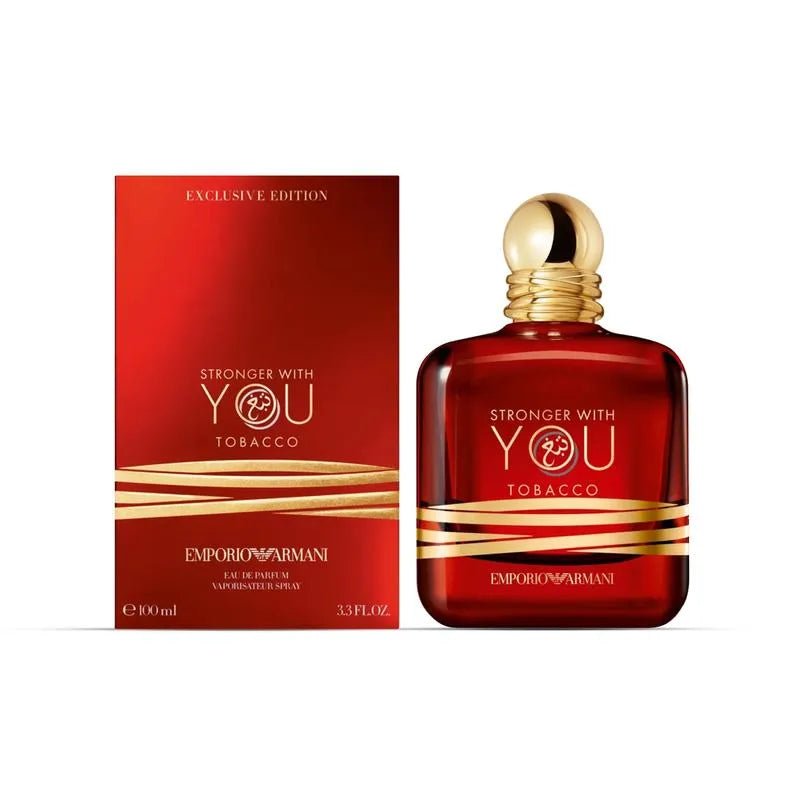 EMPORIO ARMANI STRONGER WITH YOU TOBACCO FOR MEN EDP 100ML - Al Himyan Perfumes | عطور هميان | Oud & Luxury Fragrances - Armani Beauty