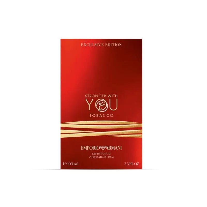 EMPORIO ARMANI STRONGER WITH YOU TOBACCO FOR MEN EDP 100ML - Al Himyan Perfumes | عطور هميان | Oud & Luxury Fragrances - Armani Beauty