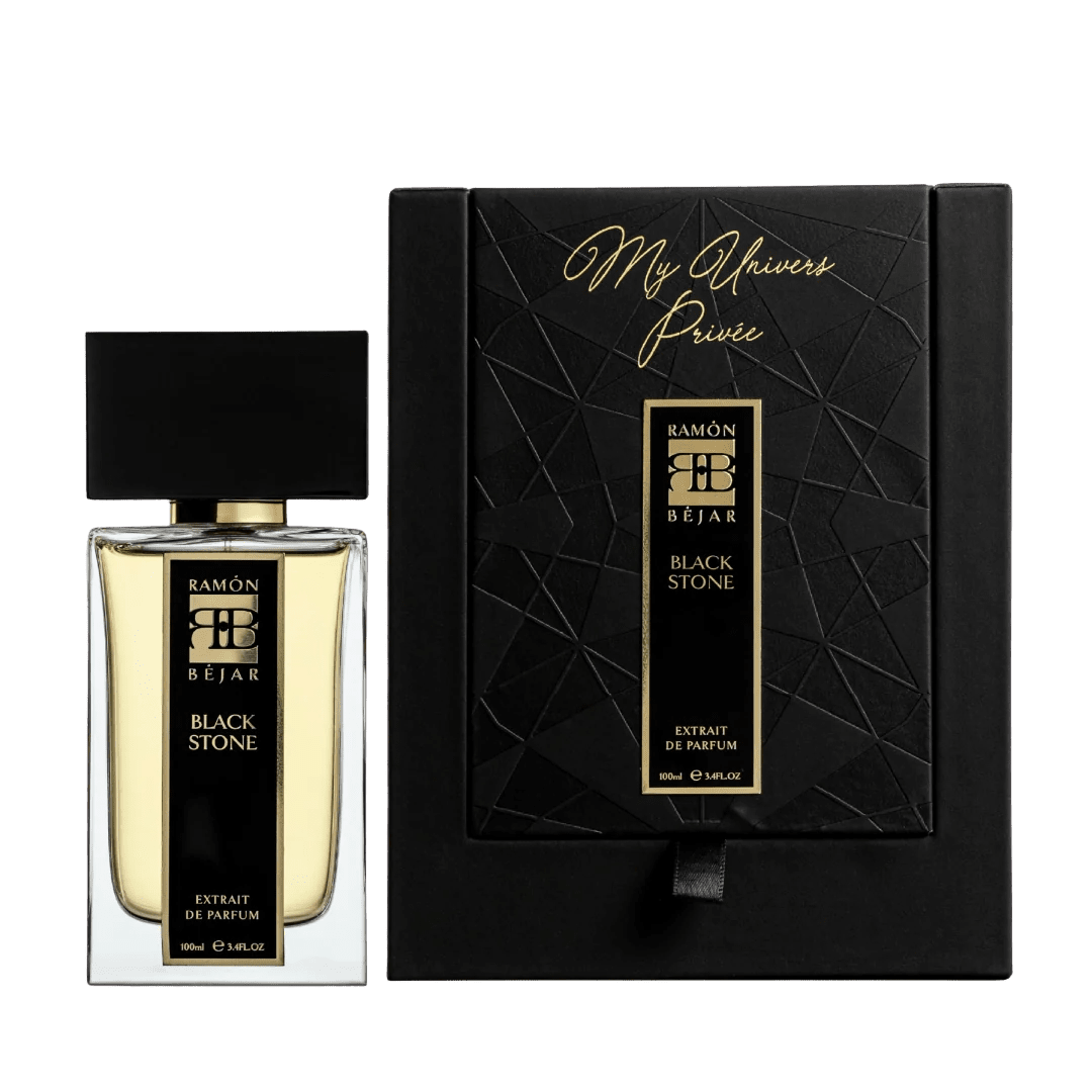 RAMON BEJAR BLACK STONE UNISEX EXTRAIT DE PARFUM 100ML - Al Himyan Perfumes | عطور هميان | Oud & Luxury Fragrances - RAMON BEJAR