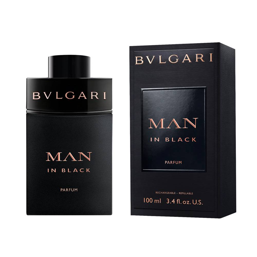 BVLGARI MAN IN BLACK FOR MEN PARFUM 100ML REFILLABLE - Al Himyan Perfumes | عطور هميان | Oud & Luxury Fragrances - BVLGARI