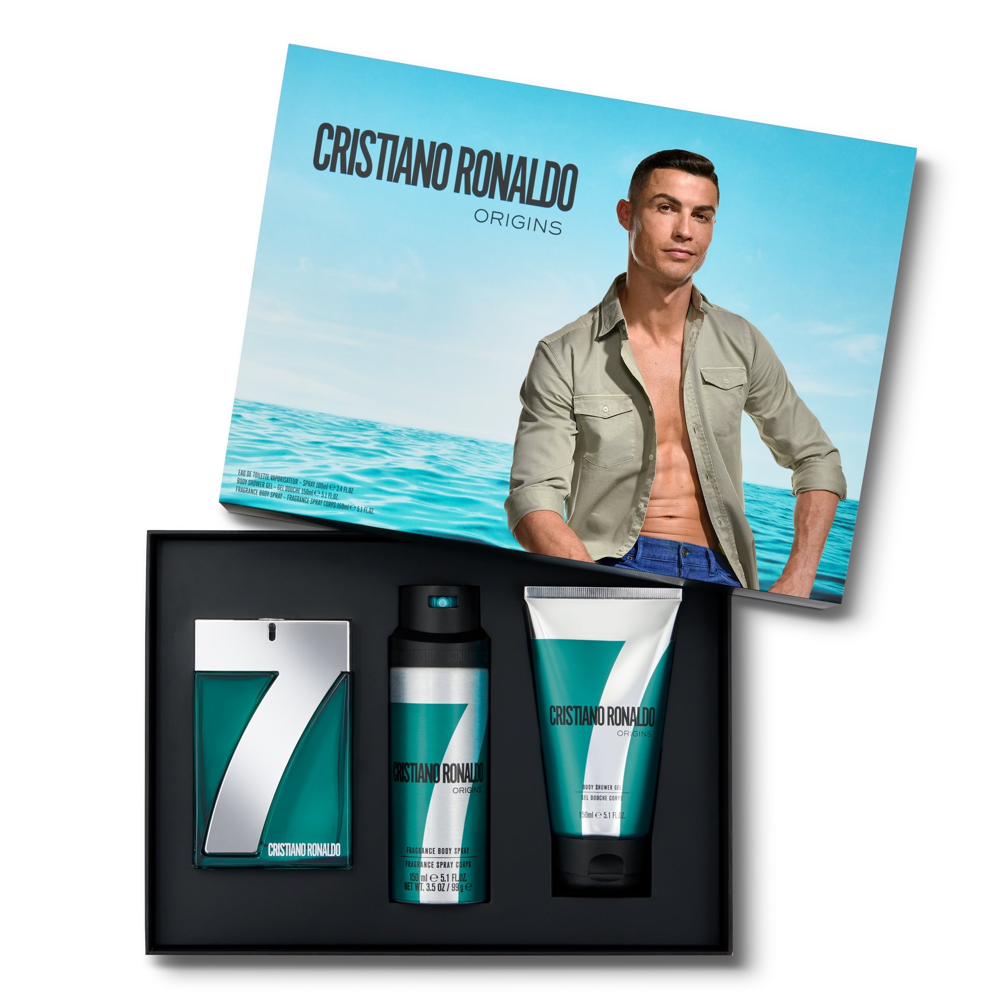 CRISTIANO RONALDO CR7 ORIGINS FOR MEN EDT 100ML - Al Himyan Perfumes | عطور هميان | Oud & Luxury Fragrances - CRISTIANO RONALDO