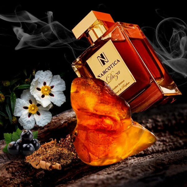 Narcotica Doza Unisex Extrait de Parfum 100ml bottle and box