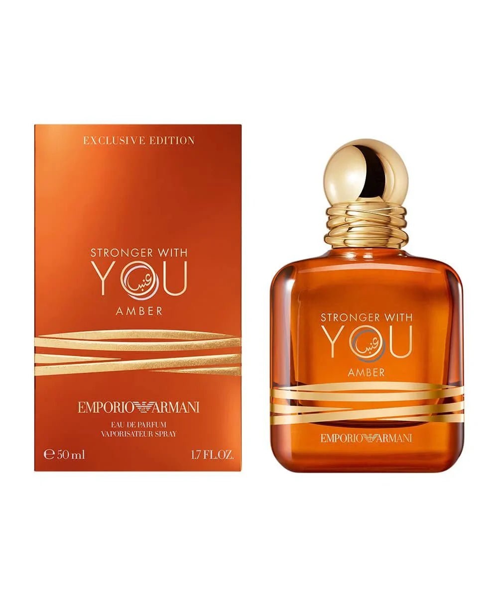 EMPORIO ARMANI STRONGER WITH YOU AMBER EXCLUSIVE EDITION UNISEX EDP - Al Himyan Perfumes | عطور هميان | Oud & Luxury Fragrances - Armani Beauty