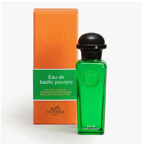 HERMES EAU DE BASILIC POURPRE UNISEX EDC 50ML REFILLABLE