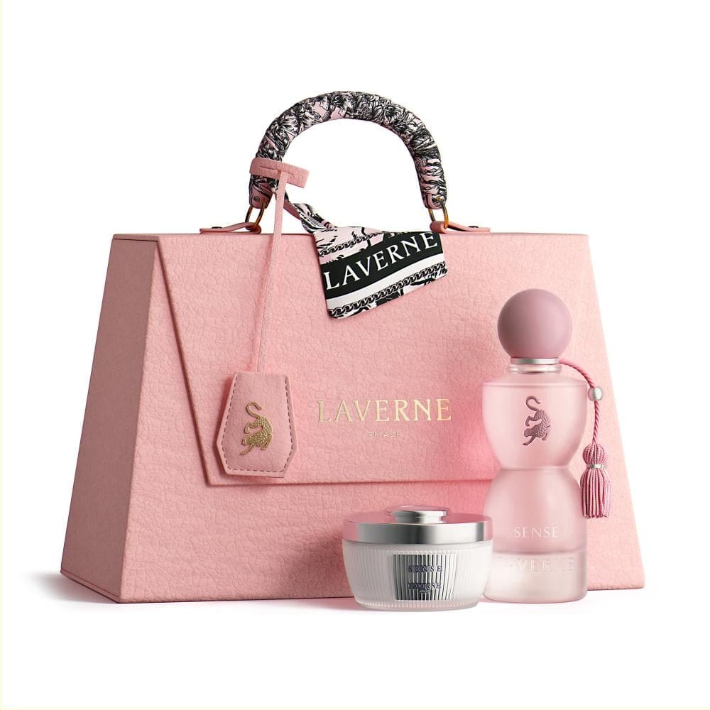 LAVERNE SENSE GEORGINA (GIFT SET) EDP 75ML + BODY POWDER 65G - Al Himyan Perfumes | عطور هميان | Oud & Luxury Fragrances - LAVERNE