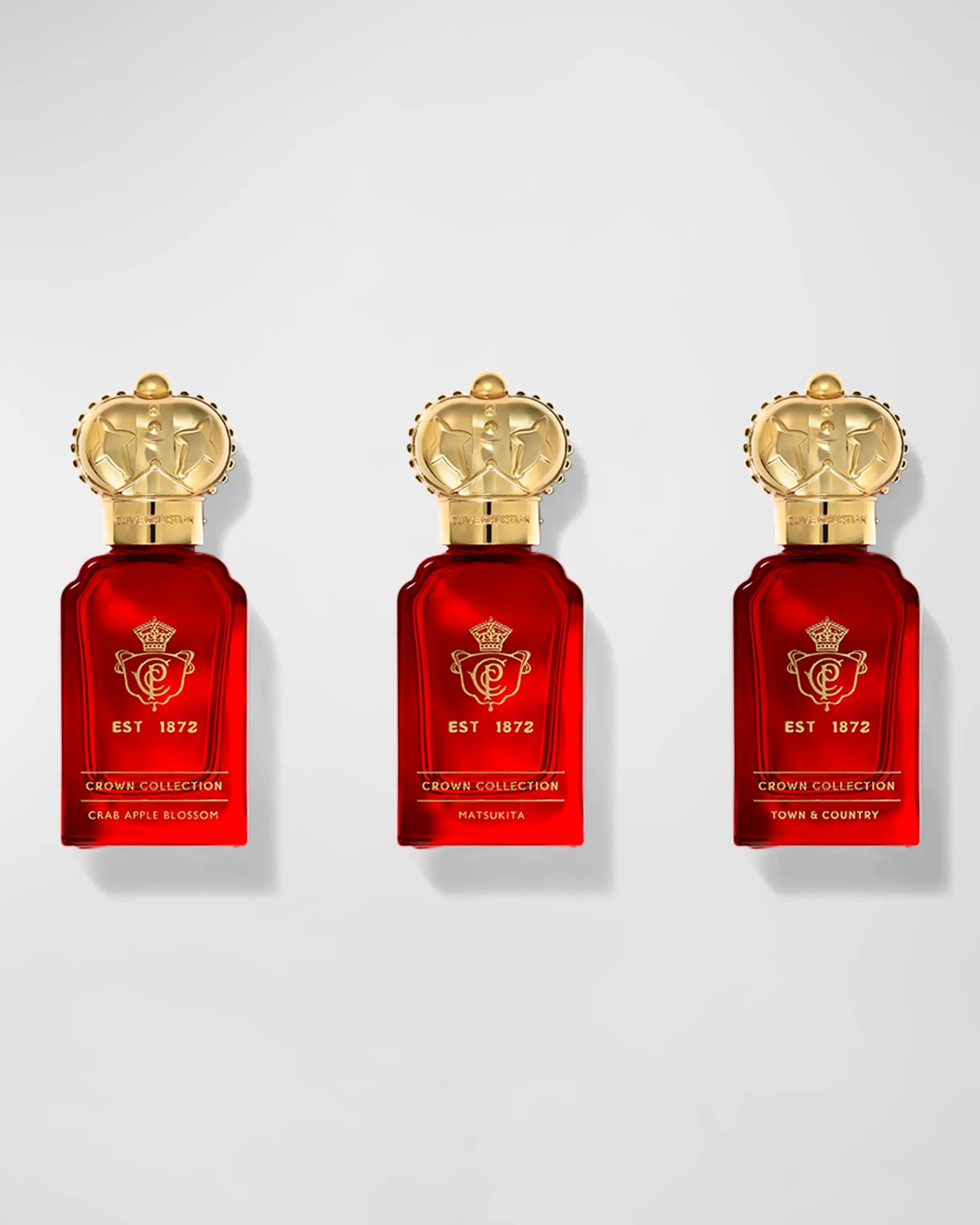 Clive Christian Crown Collection Traveller Set Unisex Perfume 3 X 10ml — side view